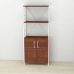 Етажерка 3/60 Ferrum-decor Серії Конект із тумбою 144x60x28 Білий ДСП Венге (FRD-105532)