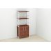 Етажерка 3/60 Ferrum-decor Серії Конект із тумбою 144x60x28 Білий ДСП Венге (FRD-105532)