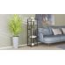 Етажерка 4/34 Ferrum-decor Серії Коннект 120x34x28 чорний ДСП Дуб Сонома Трюфель 16мм (FRD-104275)
