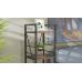 Етажерка 4/34 Ferrum-decor Серії Коннект 120x34x28 чорний ДСП Дуб Сонома Трюфель 16мм (FRD-104275)