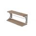 Полка настенная Ferrum-decor Букин 330x500x240 металл Белый ДСП Артизан 16 мм (FRD-102850)