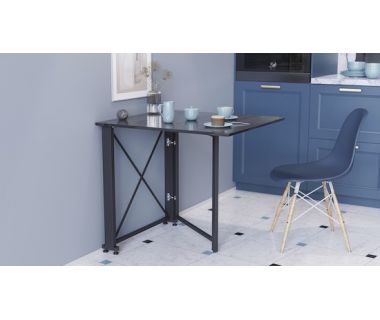 Стіл-книга трансформер Оріон 1 750x810x730 Чорний метал ДСП Сосна Кембра 16мм FRD-104599