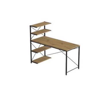 Компьютерный стол Ferrum-decor Джек 75x140x60 Черный ДСП Артизан (FRD-104405)