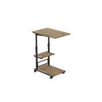 Стол приставной Ferrum-decor Адан 62x40x60 металл Черный ДСП Дуб Артизан 16мм (FRD-102489)