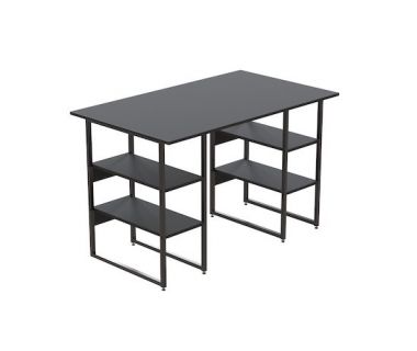 Компьютерный стол Карен 75x120x70 черный ДСП Сосна Кембра 32мм FRD-102069