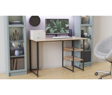 Комп'ютерний стіл Ferrum-decor Гаррі 75x120x70 сірий ДСП Дуб Артізан 16мм (FRD-101474)