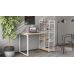 Письмовий стіл Ferrum-decor Серії Коннект з етажеркою 75x120x60 білий ДСП Дуб Сонома 16мм (FRD-104227)