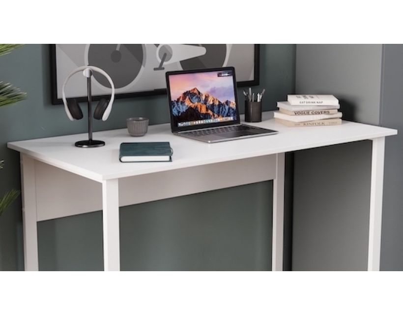 Комп'ютерний стіл Ferrum-decor Курт 75x120x70 білий ДСП Білий 16мм (FRD-102236)