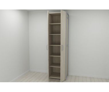 Шкаф Гардероб Уни секция 7 серии Конект Ferrum-decor 220x60x50см Серый металл ДСП Дуб Сонома 16 мм (FRD-104565) Шкаф Гардероб Уни секция 7 серии Конект Ferrum-decor 220x60x50см Серый металл ДСП Дуб Сонома 16 мм (FRD-104565)