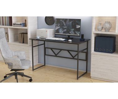 Компьютерный стол Ferrum-decor Райан 75x100x70 черный ДСП Венге 16мм (FRD-103705)