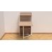 Стол книга с этажеркой Практик 1 Ferrum-decor 1200x640x990 Белый металл ДСП Дуб Сонома 16 мм (FRD-104621)