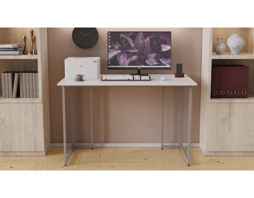 Комп'ютерний стіл Ferrum-decor Ханна 75x120x70 сірий ДСП Дуб Сонома Труфель 16мм (FRD-101433)