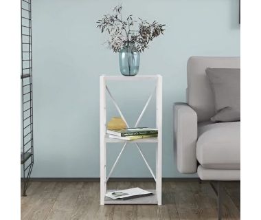 Этажерка 3/34 Ferrum-decor Серии Коннект 73x34x28 белый ДСП Белый 16мм (FRD-104295)