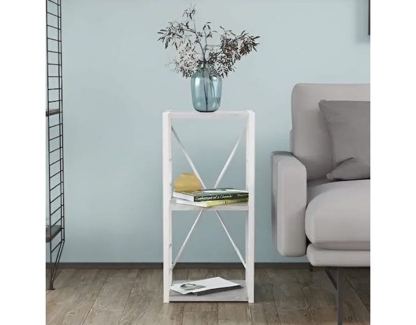 Етажерка 3/34 Ferrum-decor Серії Коннект 73x34x28 білий ДСП Білий 16мм (FRD-104295)