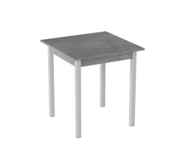 Стіл кухонний Ferrum-decor Дієго 75x70x70 Білий ДСП Бетон 16мм (FRD-105573)