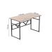 Компьютерный стол Ferrum-decor Райан 76x120x60 черный ДСП Дуб Артизан 32мм (FRD-103689)
