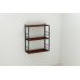 Книжкова полиця універсальна Ferrum-decor Стим 2 74x63x26 чорний ДСП Венге 16мм (FRD-106178)