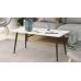 Стол журнальный Монтана Ferrum-decor 45x100x50 Черный металл ДСП Белый 16 мм (FRD-106717)