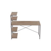 Компьютерный стол Джек 75x140x60 Серый ДСП Дуб Сан-Марино FRD-104415