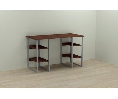 Компьютерный стол Ferrum-decor Тим 75x140x60 серый ДСП Венге 16мм (FRD-106109)