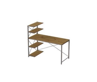 Компьютерный стол Ferrum-decor Джек 75x140x60 Серый ДСП Артизан (FRD-104419)