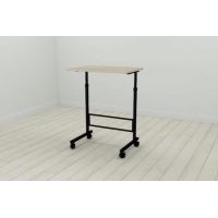 Стол приставной Ferrum-decor Амиго 62x60x40 металл Черный ДСП Дуб Сонома 16мм (FRD-102529)