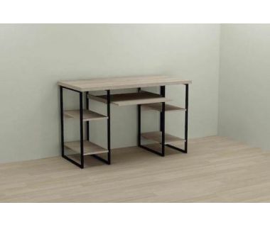 Комп'ютерний стіл Ferrum-decor Тім 75x140x60 чорний ДСП Дуб Сонома 32мм (FRD-103966)