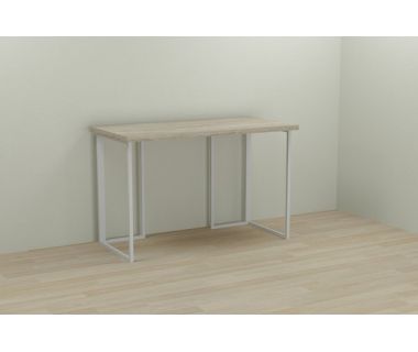 Комп'ютерний стіл Ferrum-decor Ханна 75x120x60 білий ДСП Дуб Сонома 32мм (FRD-104006)