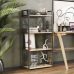 Етажерка 4/60 Ferrum-decor Серії Коннект 120x60x28 чорний ДСП Дуб Сонома 16мм (FRD-104239)