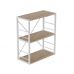 Етажерка 3/60 Ferrum-decor Серії Коннект 73x60x28 білий ДСП Дуб Артизан 16мм (FRD-104261)