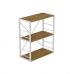 Етажерка 3/60 Ferrum-decor Серії Коннект 73x60x28 сірий ДСП Дуб Артизан 16мм (FRD-104268)