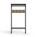 Вешалка напольная Ferrum-decor Трелис 14 180x90x38 черный ДСП Дуб Сонома 16мм (FRD-104346)