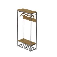Вішалка для підлоги Ferrum-decor Треліс 14 180x90x38 сірий ДСП Дуб Артизан 16мм (FRD-104357)