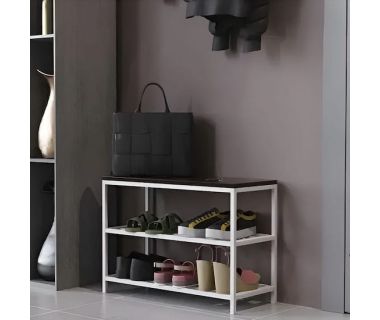 Банкетка універсальна Ferrum-decor Слайм 45x63x26 білий ДСП Венге 16мм (FRD-105510) Банкетка універсальна Ferrum-decor Слайм 45x63x26 білий ДСП Венге 16мм (FRD-105510)
