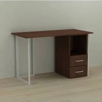 Компьютерный стол Ferrum-decor Отто 75x140x70 белый ДСП Венге 16мм (FRD-106014)