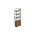 Етажерка 4/60 Ferrum-decor Серії Конект з тумбою 179x60x28 Чорний ДСП Артизан (FRD-104489)