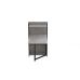 Стол книга с этажеркой Практик 1 Ferrum-decor 1200x640x990 Черный металл ДСП Бетон 16 мм (FRD-104617)
