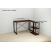Этажерка 3/60 Ferrum-decor Серии Коннект 73x60x28 черный ДСП Венге 16мм (FRD-105549)