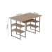 Компьютерный стол Ferrum-decor Тим 75x140x60 серый ДСП Дуб Артизан 16мм (FRD-102471)