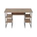 Компьютерный стол Ferrum-decor Тим 75x140x60 серый ДСП Дуб Артизан 16мм (FRD-102471)
