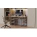 Компьютерный стол Ferrum-decor Тим 75x140x60 серый ДСП Дуб Артизан 16мм (FRD-102471)