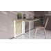 Стол-книга трансформер Орион 2 Ferrum-decor 750x1520x730 Белый металл ДСП Дуб Сонома 16 мм (FRD-104593)