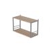 Книжная полка универсальная Ferrum-decor Стим 1 38x63x26 серый ДСП Дуб Артизан 16мм (FRD-104098)