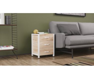 Тумба универсальная Ferrum-decor Вивьен 3 50x41x40 белый ДСП Дуб Артизан 16мм (FRD-104192) Тумба универсальная Ferrum-decor Вивьен 3 50x41x40 белый ДСП Дуб Артизан 16мм (FRD-104192)
