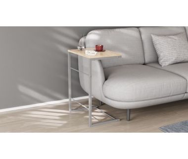 Столик Террі Ferrum-decor 650x440x330 Сірий метал ДСП Дуб Артізан 16 мм (FRD-104663)