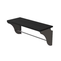 Полка настенная Ferrum-decor Комфи 260x600x240 металл Серый ДСП Венге 16 мм (FRD-102753)