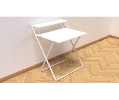 Стіл трансформер Компакт 2 Ferrum-decor 750x790x720 Білий метал ДСП Білий 16 мм (FRD-104697)