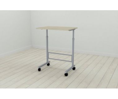 Стіл приставний Ferrum-decor Аміго 62x60x40 метал Сірий ДСП Дуб Сонома 16мм (FRD-102543)