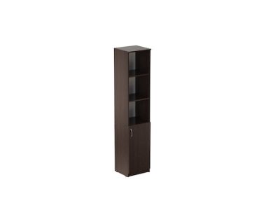 Пенал Анжело Ferrum-decor на 4 полки с 1 дверью 1900x400x380 ДСП Венге Магия 16 мм (FRD-104913)