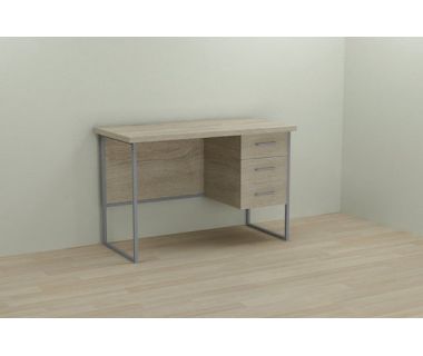 Комп'ютерний стіл Ferrum-decor Гаррі 75x120x70 сірий ДСП Дуб Сонома 32мм (FRD-101477)